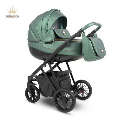 Bebemoda Комбинирана бебешка количка 3в1 Цвят зелен