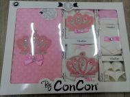 Бебешки комплект за изписване за момиче 10 части con con