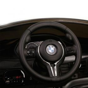 Акумулаторен джип BMW X6M - JJ2199  КОЖЕНА СЕДАЛКА бяла 2023г.