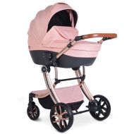 Moni Комбинирана Бебешка количка Polly 3в1 розова